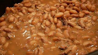 PINTO BEANS AND CORNBREAD RECIPE | EASY RECIPE | How to Make Pinto Beans Taste Good And Flavorful