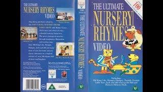 The Ultimate Nursery Rhymes Video (1991 UK VHS)