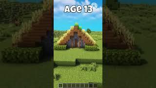 Minecraft age 8 to 69 survival base #trending #shortvideos #viralvideo @GamingFrenzy