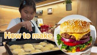 How to make beef burger at home? Гэртээ бургер хийх?