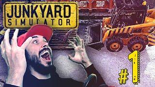 Junkyard Simulator прохождение #1 — Каково работать на свалке? (Симулятор мусорщика)