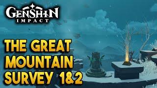 "The Great Mountain Survey 1 & 2" - World Quests and Puzzles -【Genshin Impact】