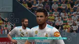 pes 2014 pes 2018 mod gameplay android ppsspp