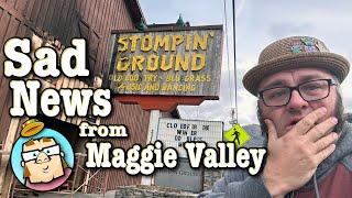 Sad News Out of Maggie Valley - Fire at the Stompin Ground - Abandoned Water Slide and Attractions