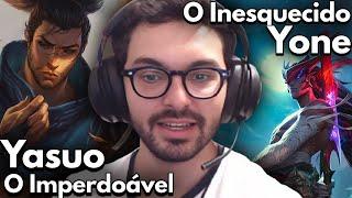 YASUO & YONE - HISTÓRIA DOS IRMÃOS ESPADACHINS - League of Legends - MYLON REACT