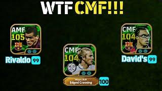 D. BECKHAM + 105 Rivaldo + 104 E. Davids Epic Double Booster  | Worth Signing  | efootball 2025