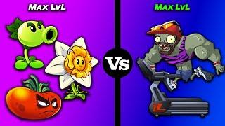 Какое Растение сможет УБИТЬ Кардио-зомби с 5 Удобрениями??? Испытание в Plants vs Zombies 2