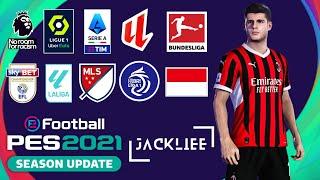 PES 2021 OPTION FILE FULL SEASON 2024-2025 PS4 DAN PS5 ORIGINAL.