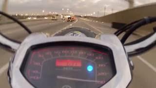 Breaking 135mph on my Yamaha V-Star 1300