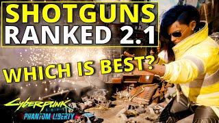 All Shotguns Ranked Worst to Best in Cyberpunk 2077 2.1