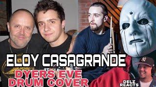 Eloy Casagrande drum cover to Metallica Dyers Eve,Better than Lars? Reaction #slipknot #metallica