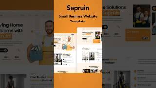 Sapruin - Small Business Website Template #realestate #creative #startup