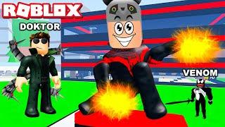 Siyah Örümcek Adam Oldum!! Süper Kahraman Ol - Panda ile Roblox Spider-Man Tycoon