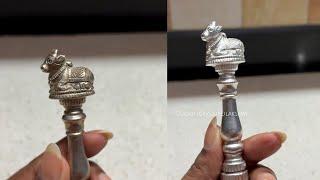 Silver items cleaning with Colgate powder | instant trick to clean silver #silvercleaning