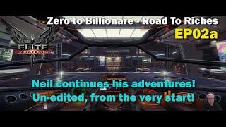 Elite Dangerous Horizons, Rags To Riches, Zero to Billionaire, Continuing out with Nothing! EP02a