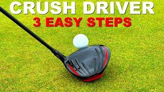 3 VERY EASY steps to hit Driver Longer and Straighter.