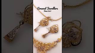 Latest Necklace Set. #gold #jewellery #amanatjewellers