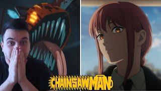 ЧЕЛОВЕК БЕНЗОПИЛА (Chainsaw man) 1 серия | Реакция на аниме