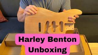 Unboxing Harley Benton Electric Guitar Kit ST-Style - NGD!! My 1# Stratocaster!