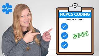 HCPCS Coding Practice -  CPC Exam Questions and Walkthrough