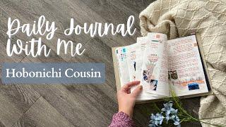 DAILY JOURNAL WITH ME // Getting into the journaling habit with my Hobonichi Cousin and 5yr Journal!