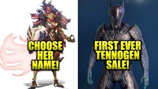 Warframe Tennogen Sale Now! Vote For Wolf Warframes Name!