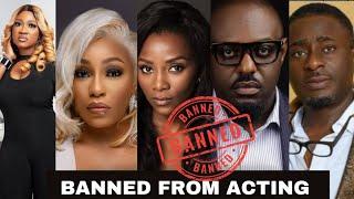 TOP 8 POPULAR NOLLYWOOD ACTORS WHO WERE BANNED FROM ACTING WATCH VIDEO TO FIND OUT WHAT HAPPENED.