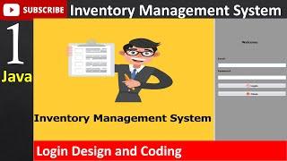 1. Inventory Management System in java - Login Page (JFrame, Mysql Database, Netbeans IDE)