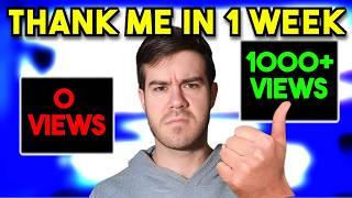 If You Get No Views, Please Watch This Video...