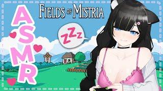 let's get comfy | typing and soft spoken whispers | fields of mistria [ASMR Gaming]