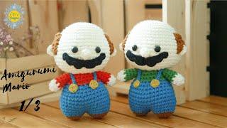 #089 | Crochet Amigurumi Mario & Luigi (1/3) | Characters Amigurumi Crochet Tutorial | @Ami Saigon