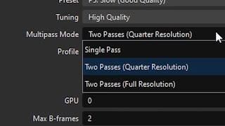 OBS Multipass Mode | Best OBS Encoder Settings for Streaming on Twitch