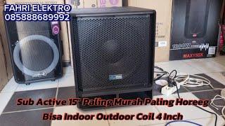 Review Subwoofer Aktif 15 inch Murah Horeeg Golden Sound SUBA 115 PRO