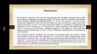 Lecture 12 Word building in Modern English. Major and minor ways of word building in English