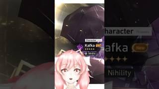 I wasn’t too excited to get Kafka… #englishvtuber #vtuber #hsr #honkaistarrail #honkai #kafka #games