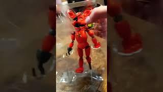 FNAF Pizzaria Simulator Rockstar Foxy Action Figure Unboxing #fnaf #fnaf6 #rockstarfoxy