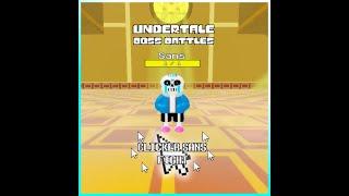 ROBLOX | Undertale Boss Battles v3.0 | Clicker Sans