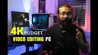 Budget 4K Video Editing PC in 2024 | budget video editing pc | Cheap Editing PC/Laptop  (Hindi)