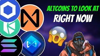 ALTCOINS to look at RIGHT NOW: AXS, KNC, NEAR, SOL, LINK
