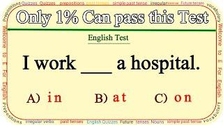 Mixed Grammar Test  Only 1% Can pass this Test