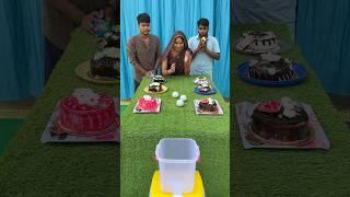 Amazing ball role and win cake  funny family challenge #shorts #game
