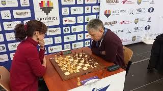 IM  Sabrina Vega Gutierrez -  GM Michael Adams | European Championships