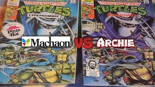 TMNT Комиксы из 90ых - ¨МАХАОН¨ vs ¨Archie¨ - Черепашки ниндзя