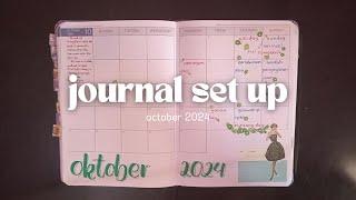 journal set up | october 2024