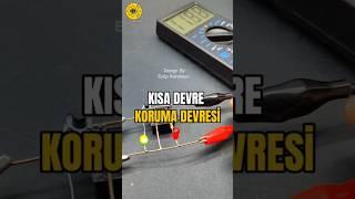 Kısa devre koruma devre nasıl çalışır #diy #electronic #howto #electronics