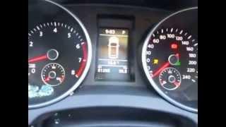 VW17521 VW GOLF 6 1.4TSi CAVD AUTO 2010 ENGINE TESTING