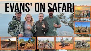 The Evans' on safari with Safari Quest Outfitters