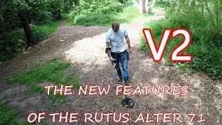 NEW 2019 Rutus Alter 71 version 2, metal detecting uk