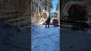 Rebuilding the Bigshooterist Test Facility after an enormous storm dumped rain and high winds.