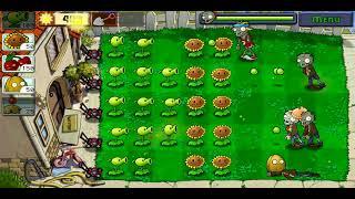 Прохождение Plants VS Zombies уровень 6